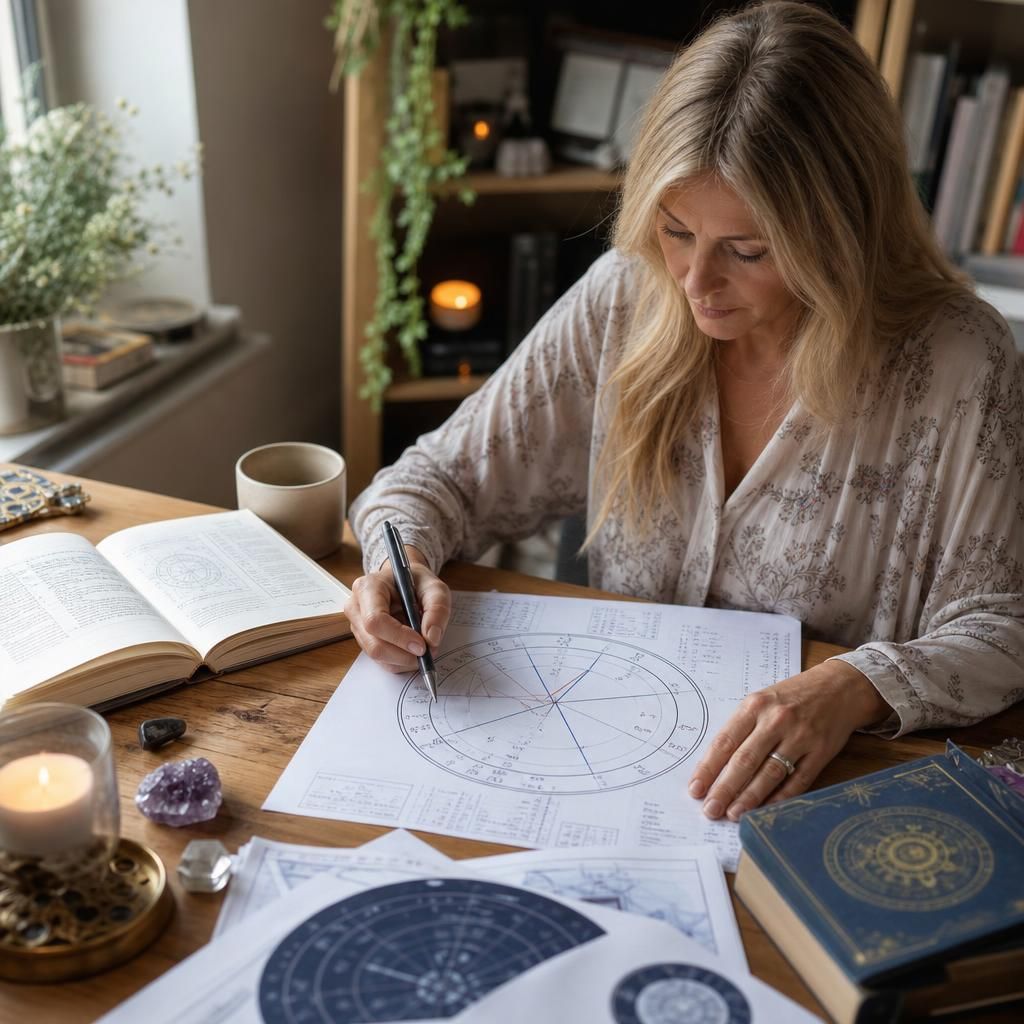 Astrology class or group learning session