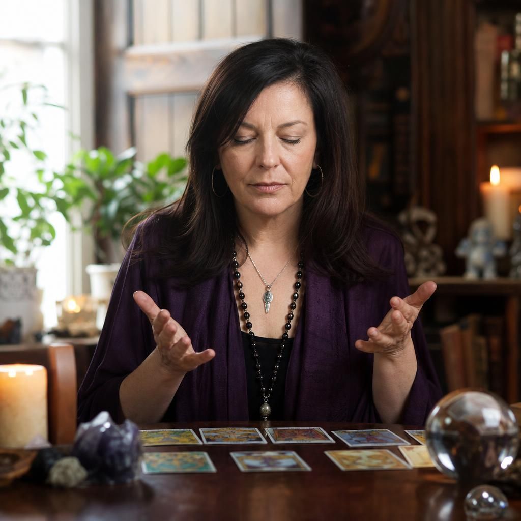 A clairvoyant offering relationship guidance