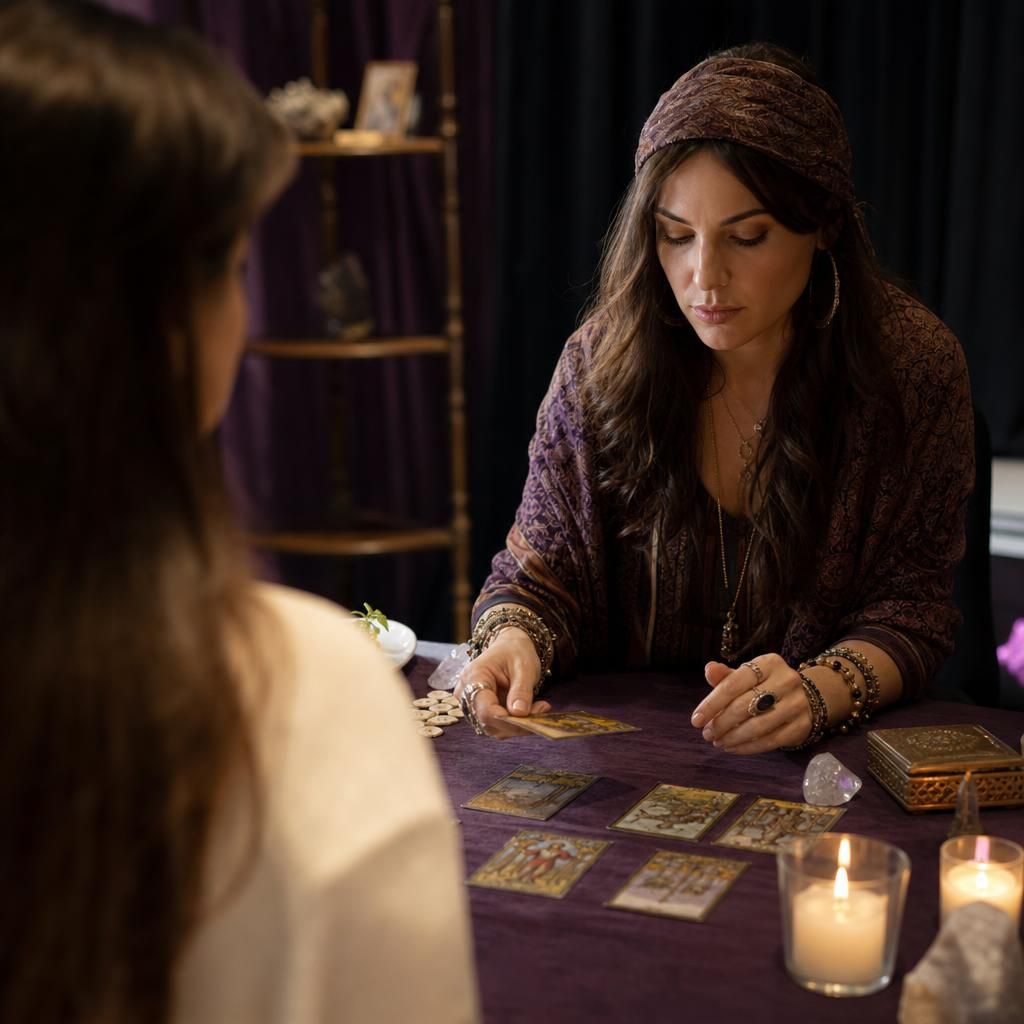 A person considering career options with clairvoyant guidance